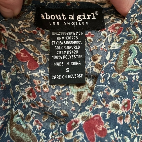 🌹 About A Girl Floral Sheer Tank | S - Picture 6 of 6